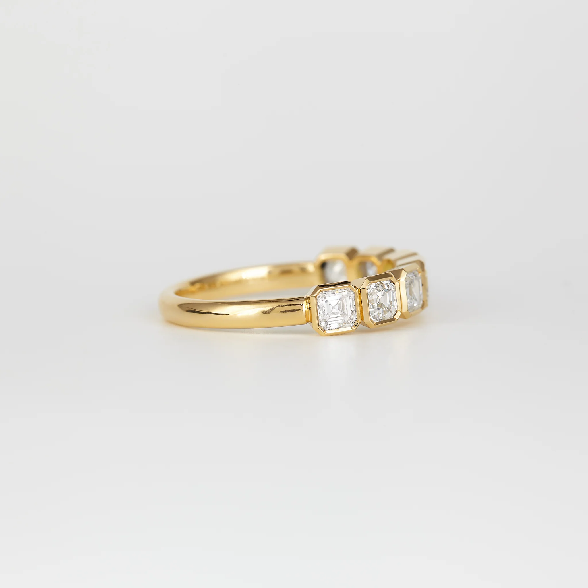 Arabella Asscher-Cut Diamond Band - Image 4