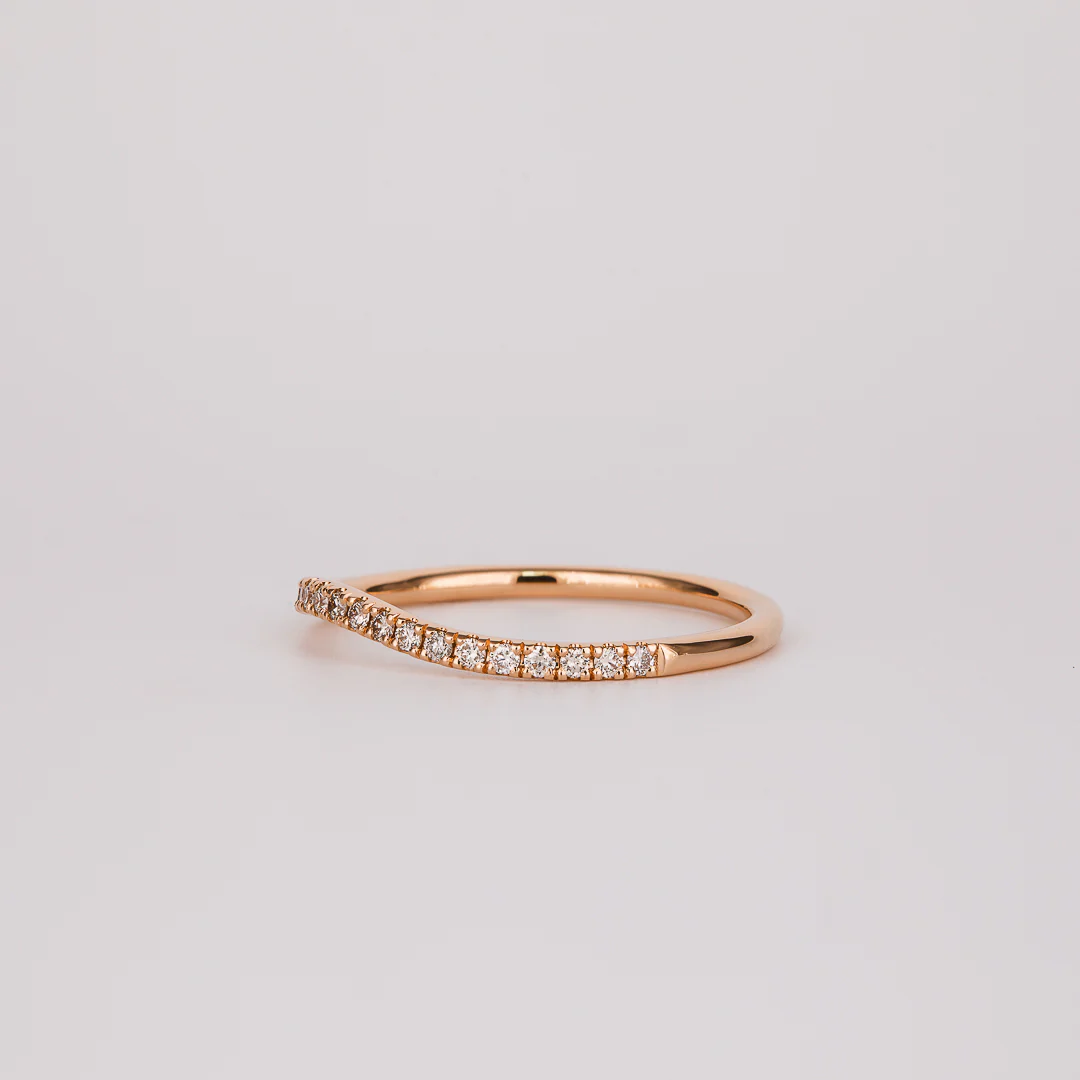 Dot Champagne Diamond Curved 0.26ct - Image 2