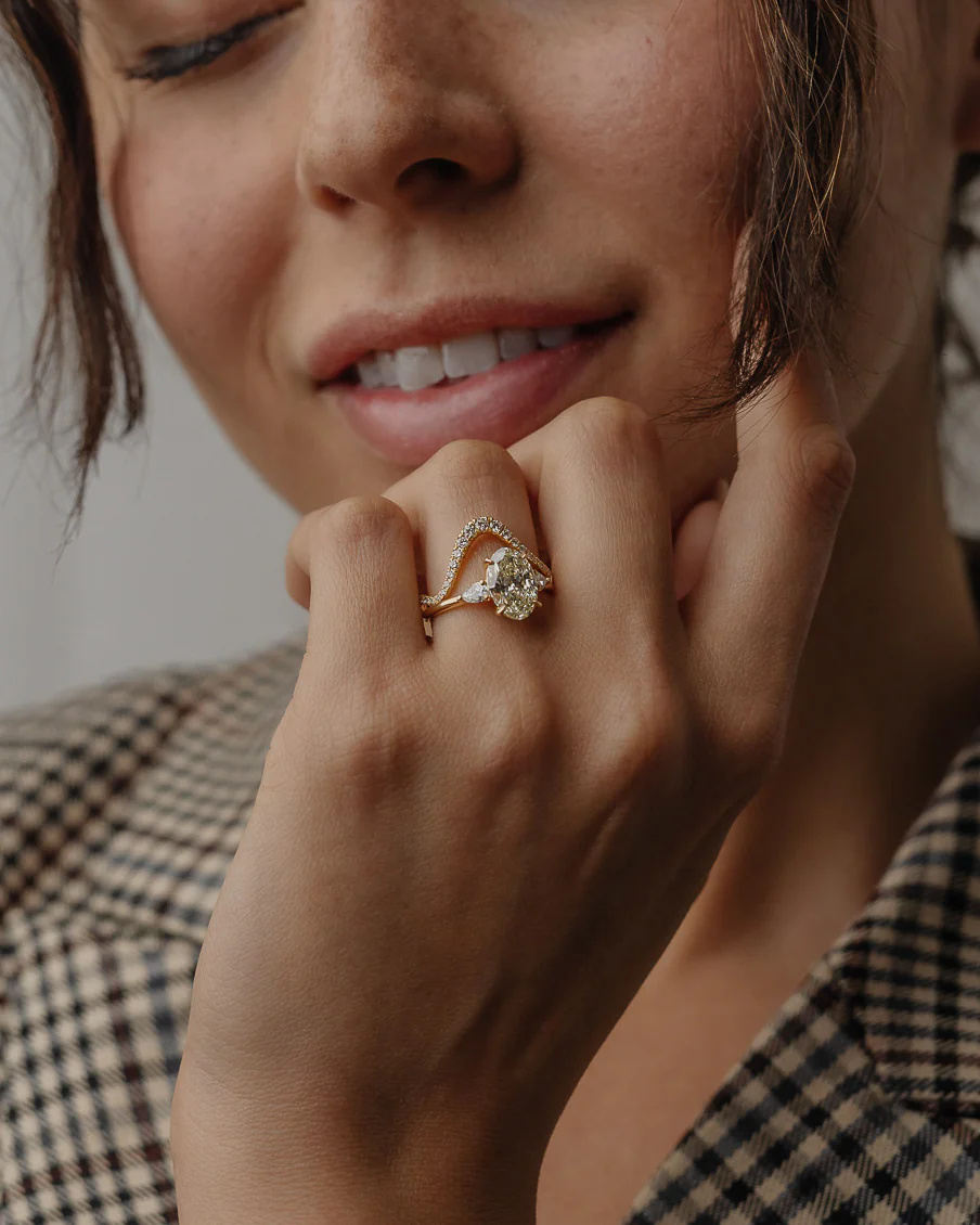Laraine Pave Diamond Ring - Image 9