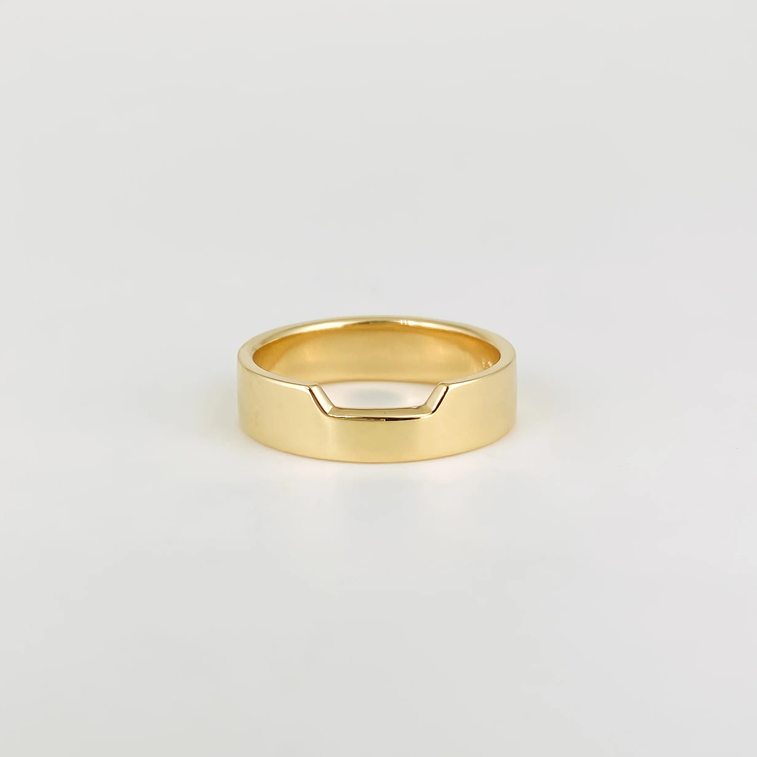Wide Flat Contour Band - Image 3
