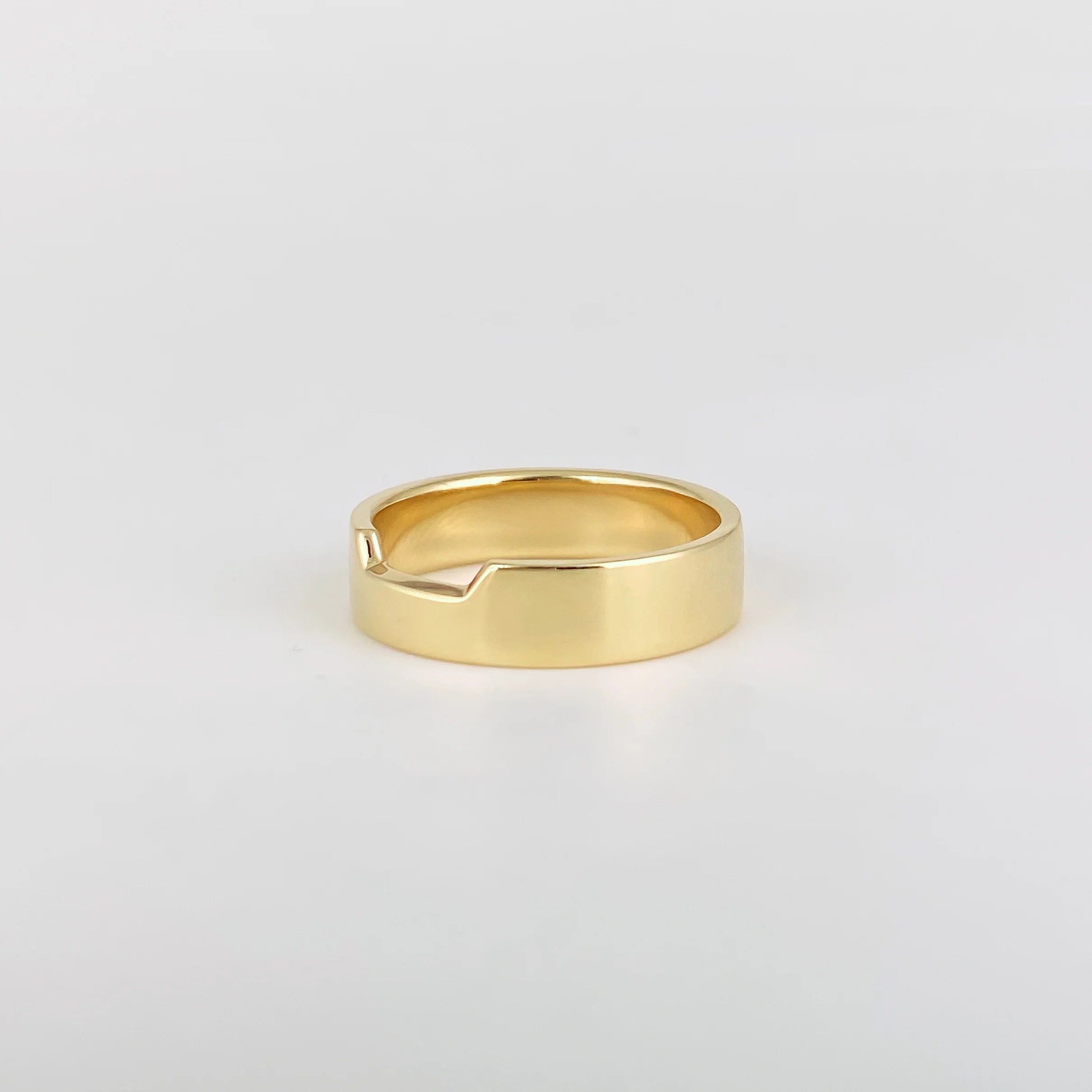 Wide Flat Contour Band - Image 4